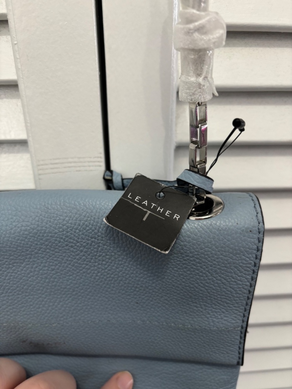 Tahari Genuine Leather Crossbody Bag NWT - Picture 9 of 16